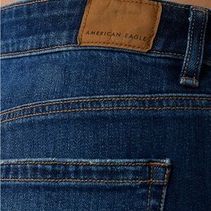 AE Dreamy Drape Stretch Low-Rise Baggy Wide-Leg Jean Size: 12 X-Short $30